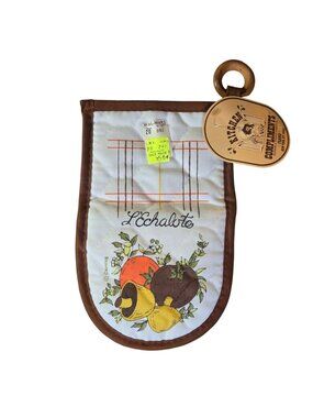 Vintage Spice Of Life Oven Mitt Corning Ware NOS Retro Kitchen Compliments